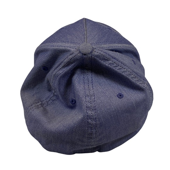 Travis Matthw Mens L-XL Blue Baseball Cap Flexfit Fitted Hat - Picture 3 of 3